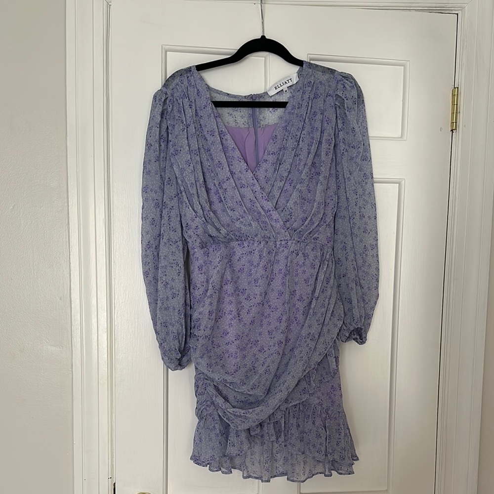 Elliatt Lavender Floral Dress